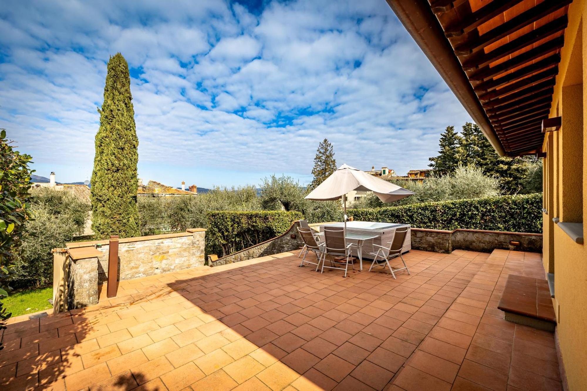 Ferienwohnung Yid Cozy House In Fiesole With Jacuzzi Exterior foto